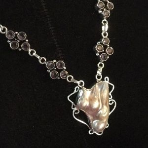 Stunning Genuine Baroque Pearl Necklace